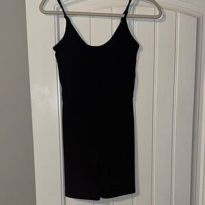 Klassy Network v neck braless romper black size M